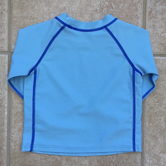 I Play Boys Rash Guard and Turtle Swim Trunks - Picture 4 of 8